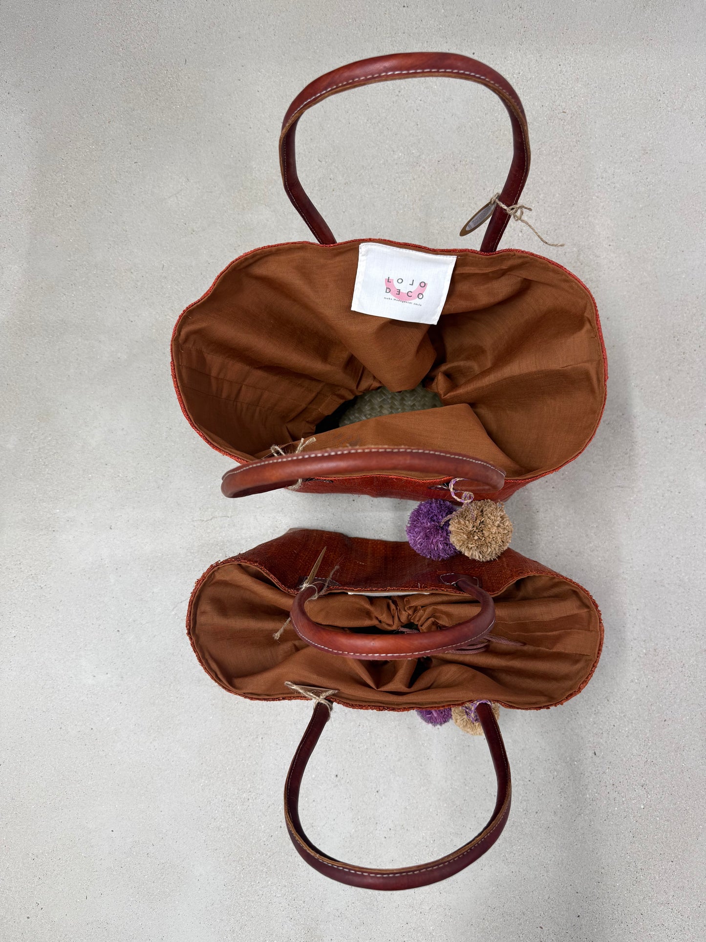 Lolo Deco Handmade Madagascar Roest