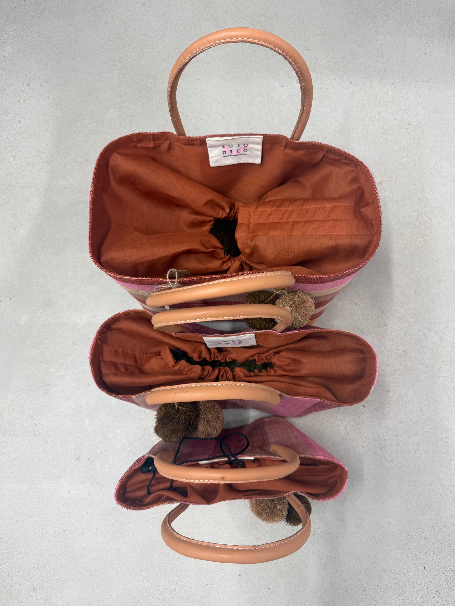 Lolo Deco Handmade Madagascar Multi Beige