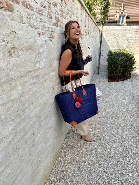 Lolo Deco Handmade Madagascar Blauw