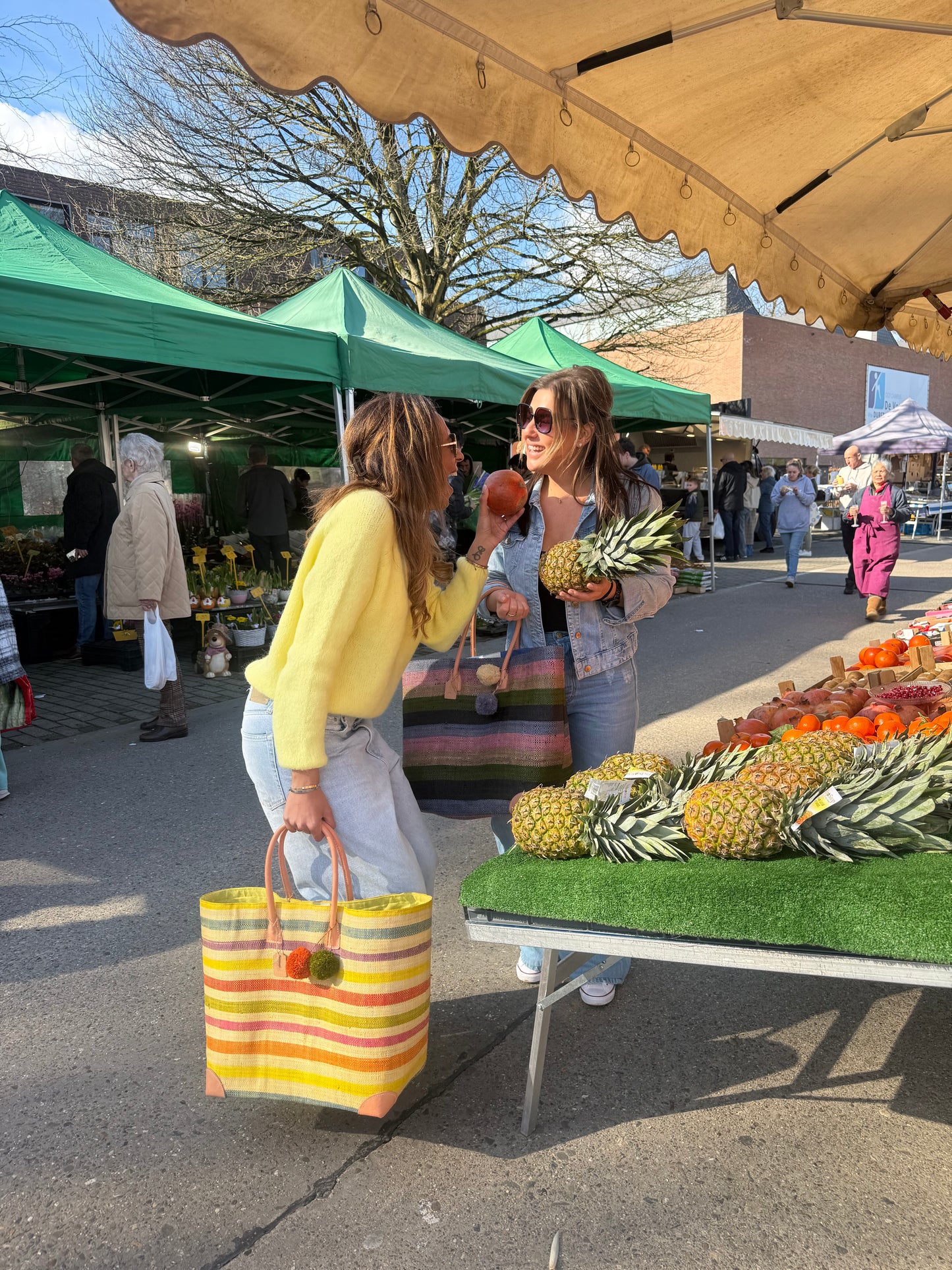Lolo Deco Handmade Madagascar Multi Blauw