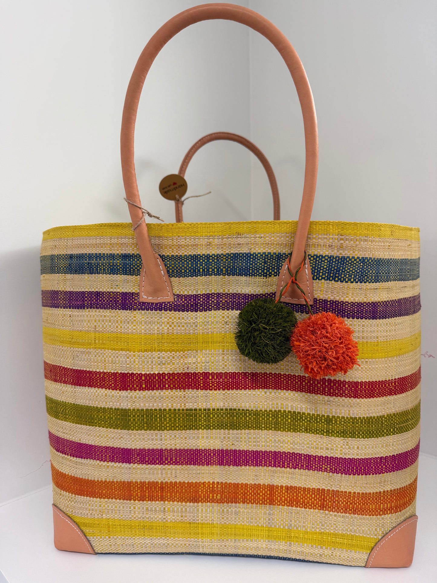 Lolo Deco Handmade Madagascar Multi Geel