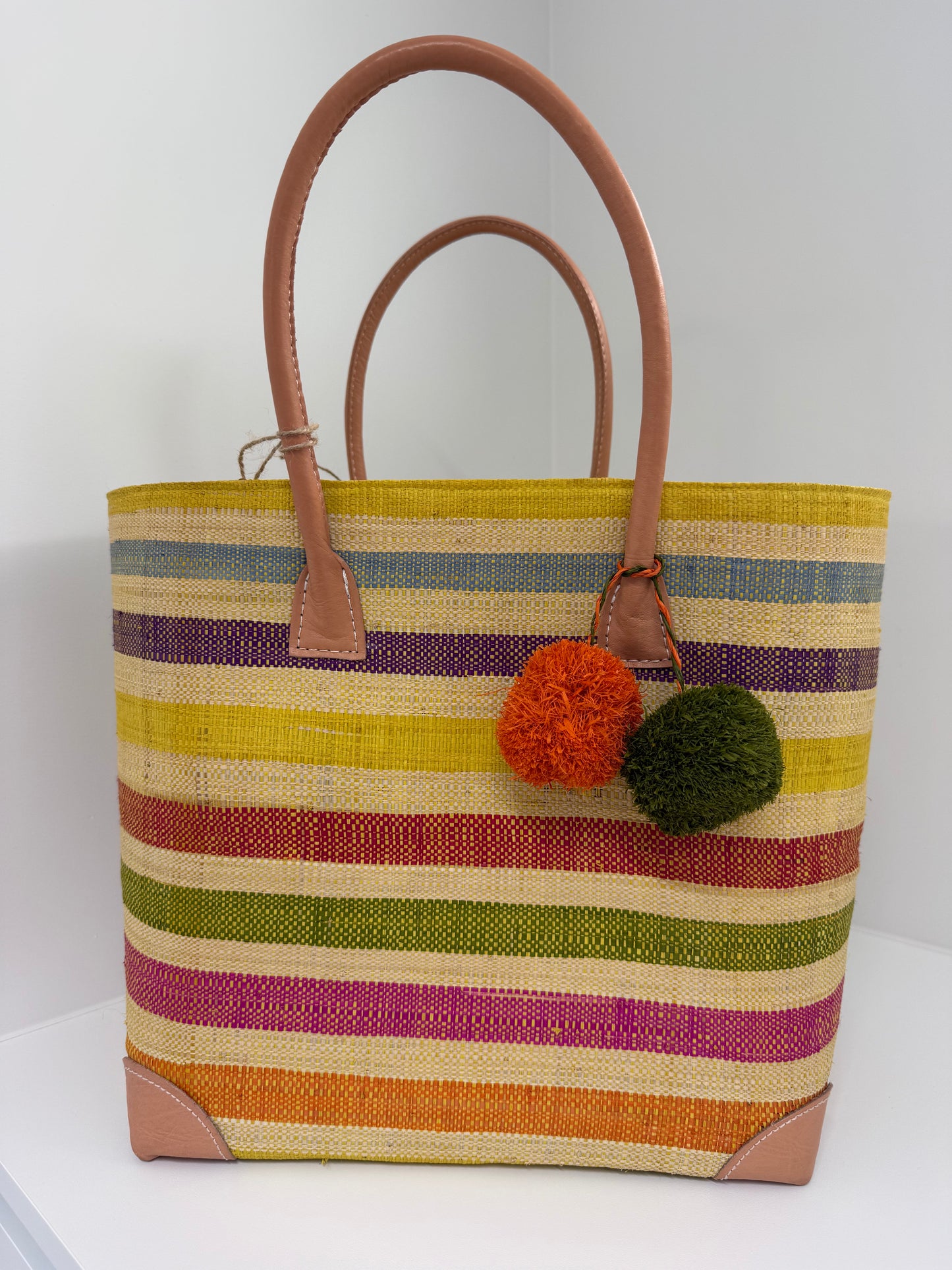 Lolo Deco Handmade Madagascar Multi Geel