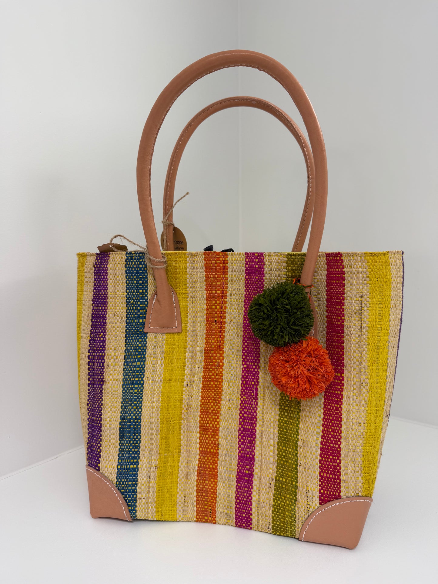 Lolo Deco Handmade Madagascar Multi Geel