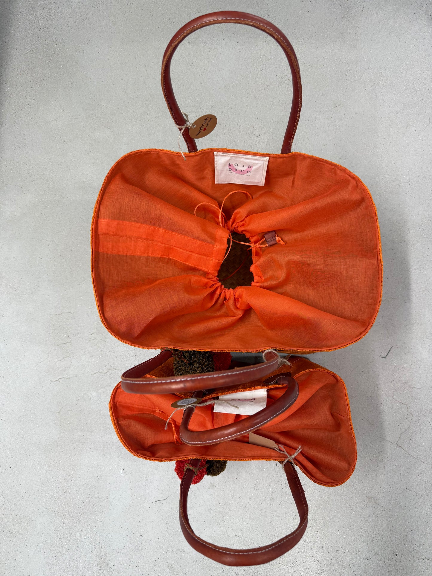 Lolo Deco Handmade Madagascar Oranje