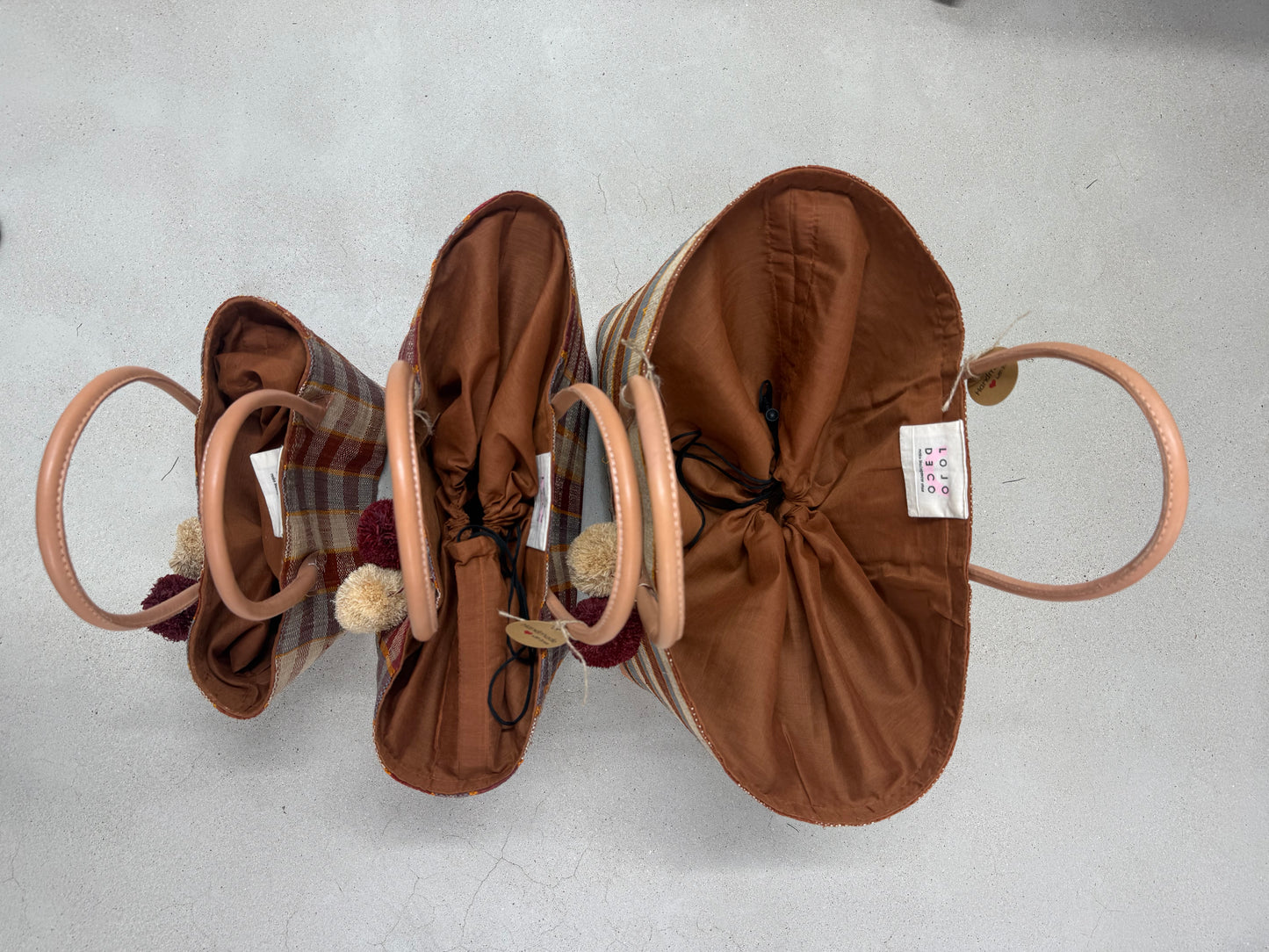 Lolo Deco Handmade Madagascar Multi Ruit