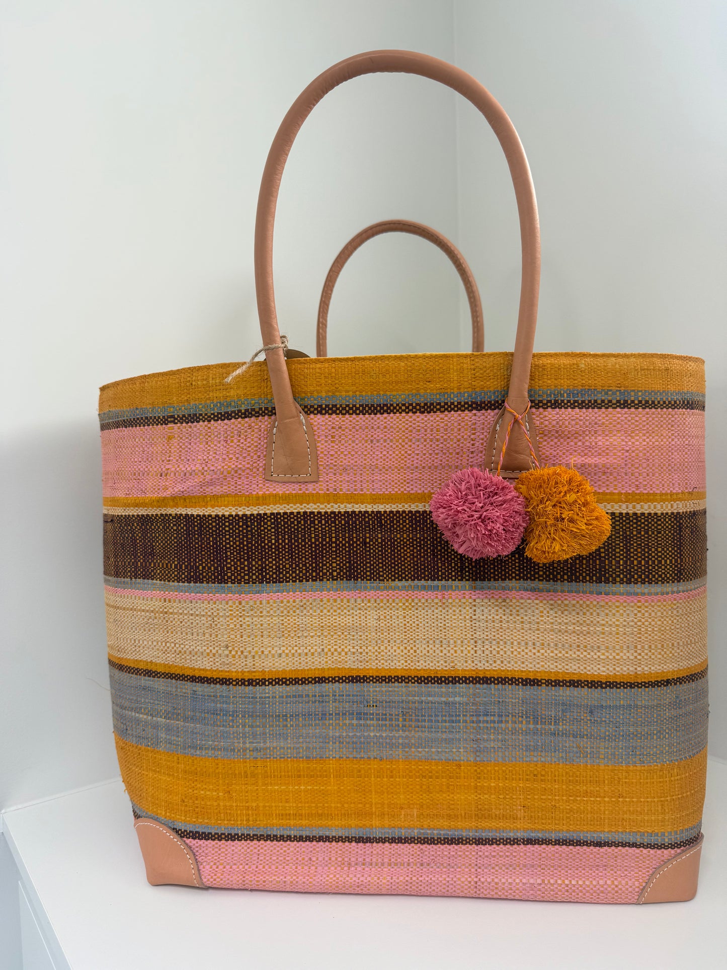 Lolo Deco Handmade Madagascar Multi Pastel