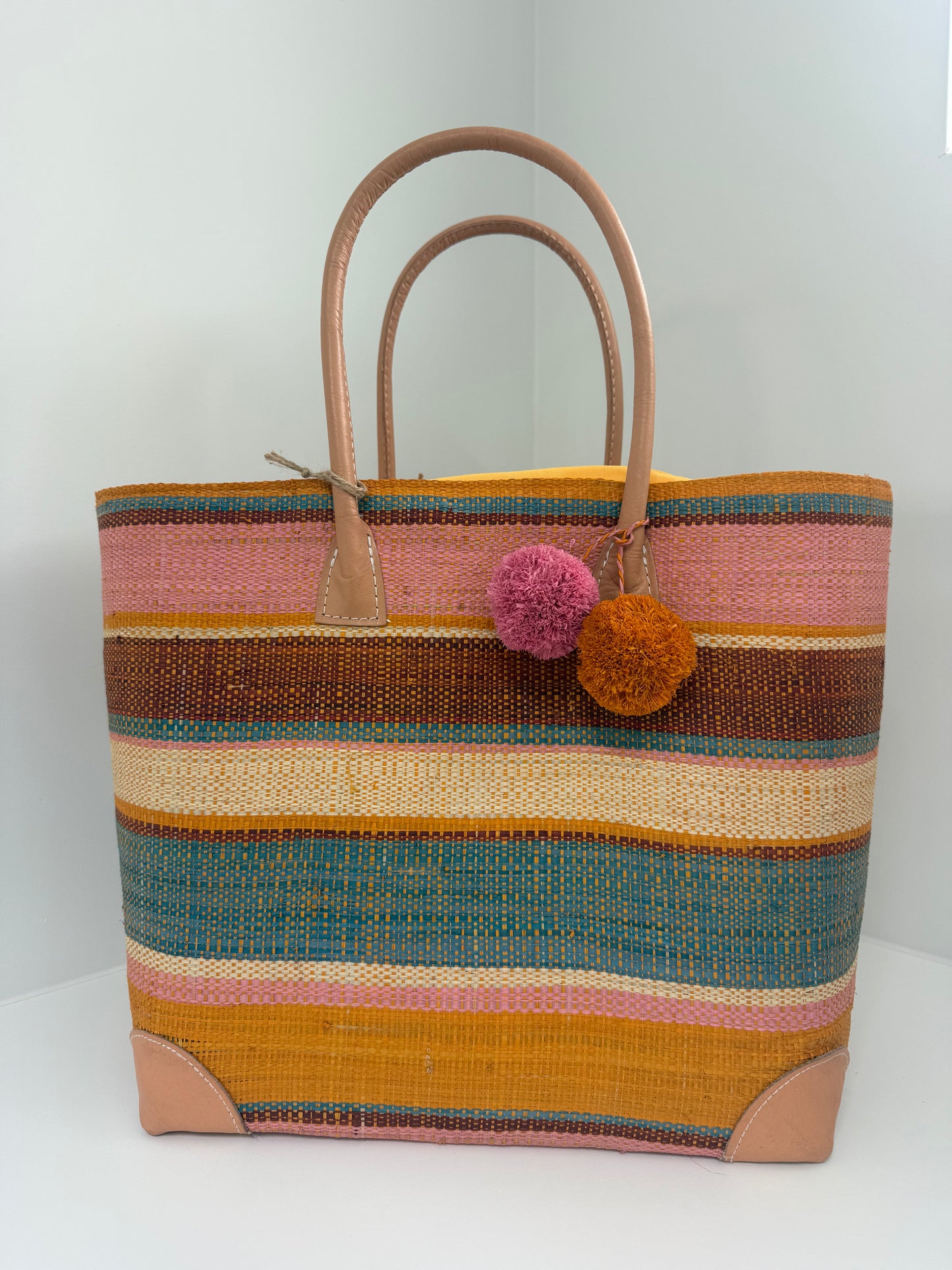 Lolo Deco Handmade Madagascar Multi Pastel