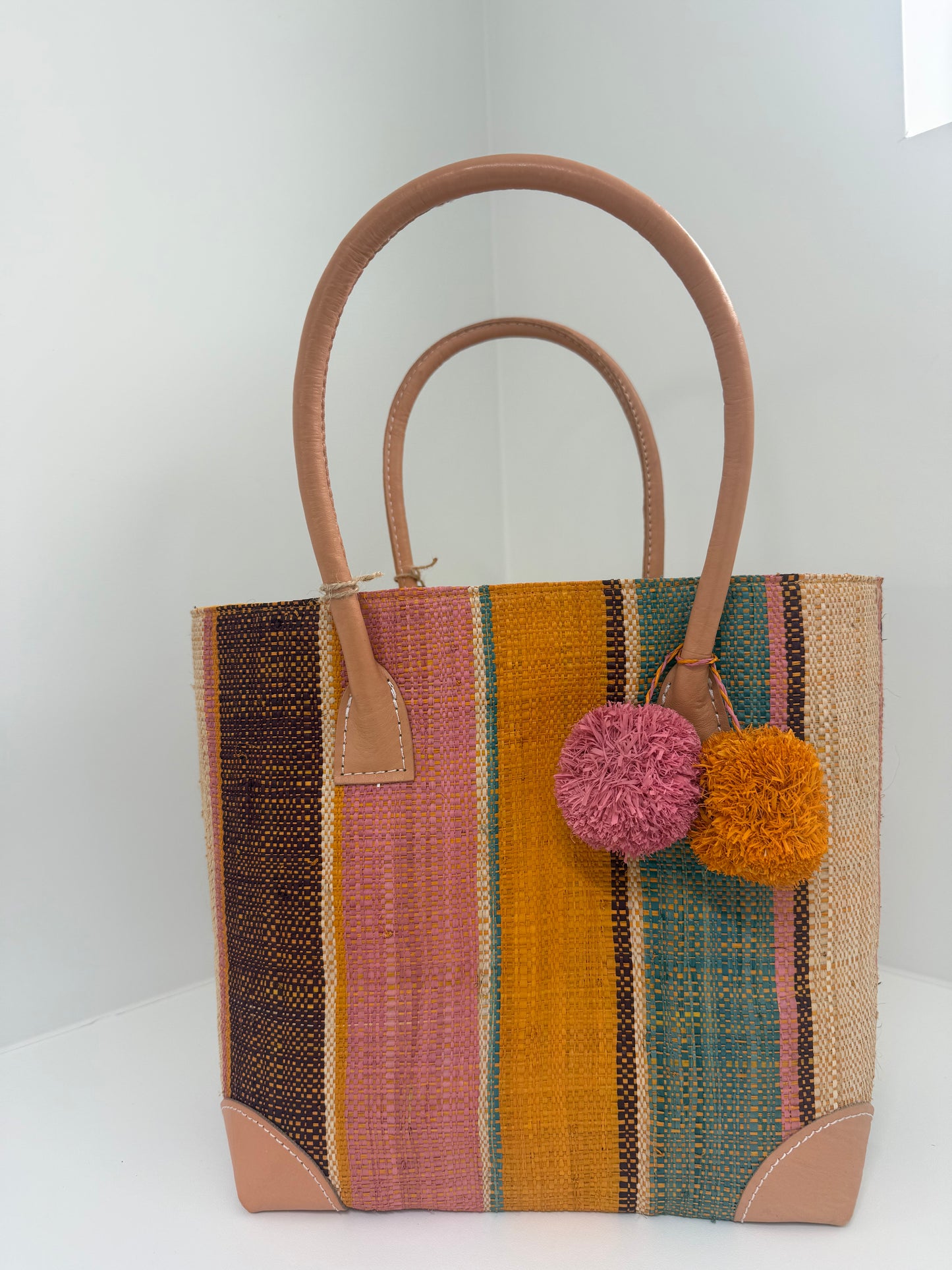 Lolo Deco Handmade Madagascar Multi Pastel